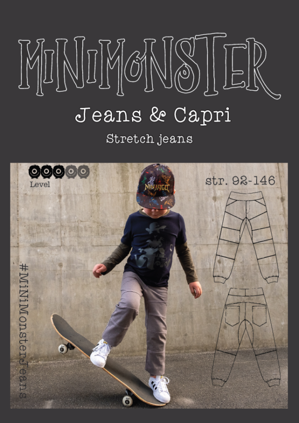 MiNiMonster Jeans & Capri papirutgave